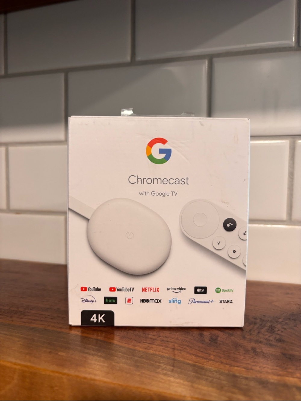 google Chromecast with Google TV - White Streaming Player